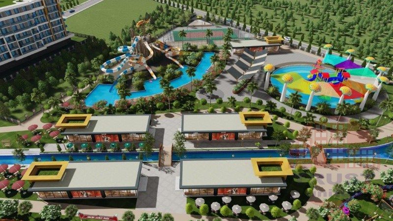 Premium 1+1 apartment for sale in Azura World, Alanya