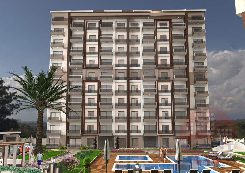Contemporary family apartments in Gazipasha district of Alanya