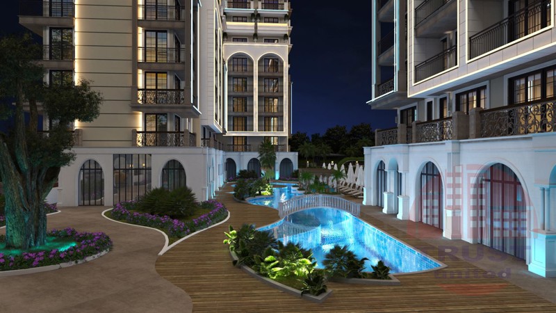 Luxury resort style residence in central Alanya