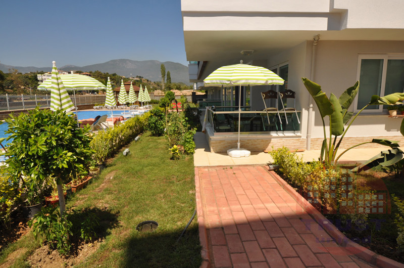 Spacious 2+1 furnished apartment with river view in Kestel, Alanya