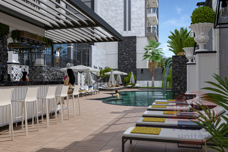 Prime-quality beachfront apartments in Kargicak, Alanya