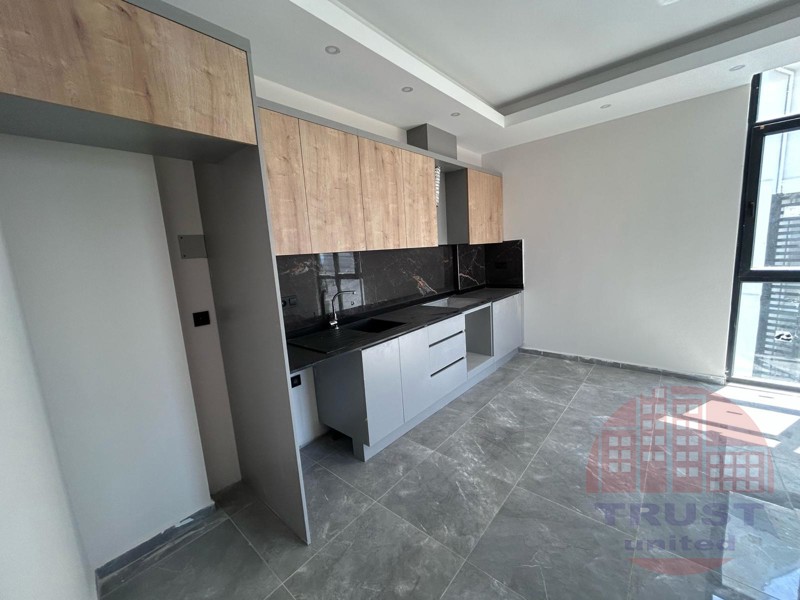 Cozy 2-bedrooms apartment with partial sea view in Avsallar