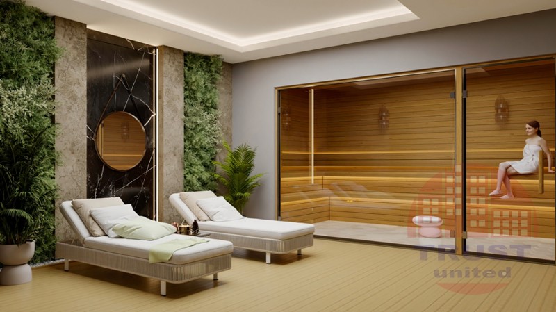 Royal apartments in deluxe residential complex in Kargicak, Alanya