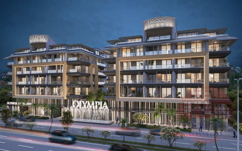 Luxury residential complex in a city center of Alanya - premium central living in a walking distance  from the famous Ceopatra Beach.