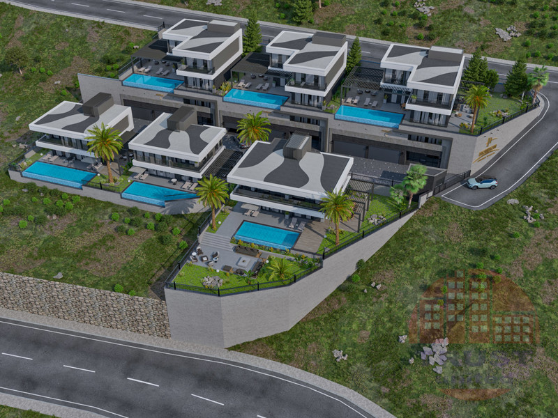 Luxury villas in Alanya suitable for obtaining Turkish citizenship through investment