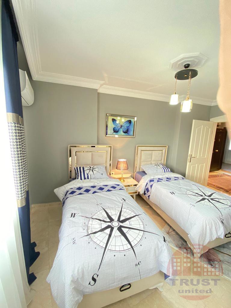 Spacious 2+1 furnished apartment in premium Tosmur complex, Alanya