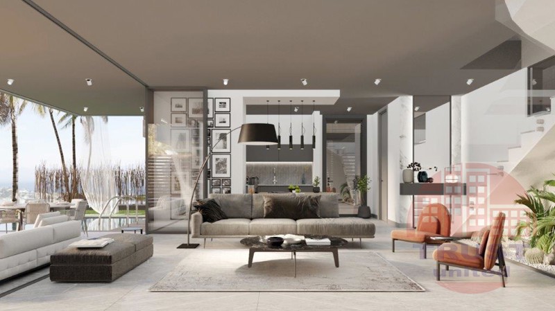 Exclusive villas close to the beach with Turkish citizenship eligibility in Konakli, Alanya