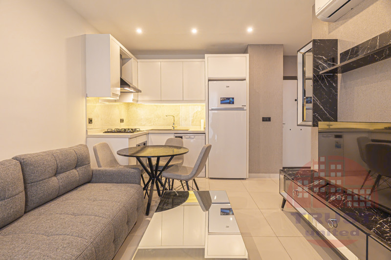 Modern ready 1+1 apartments in Alanya city center