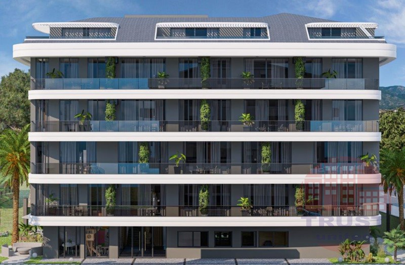 Premium quality cozy residence in a walking distance from the sea in Oba, Alanya.