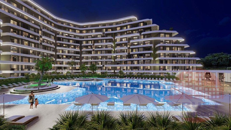 Luxury apartments suitable for Turkish citizenship in in Altintash, Antalya