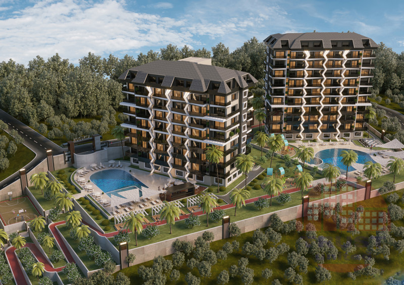 Five-star resort style residential complex in Avsallar