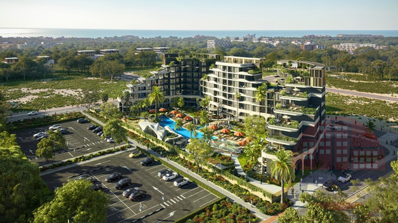 Five-star hotel living in a premium residences in Altıntaş, Antalya.