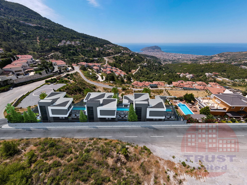 Luxury villas in Alanya suitable for obtaining Turkish citizenship through investment
