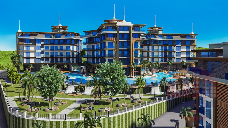 Premium unique residential complex in Kestel, Alanya