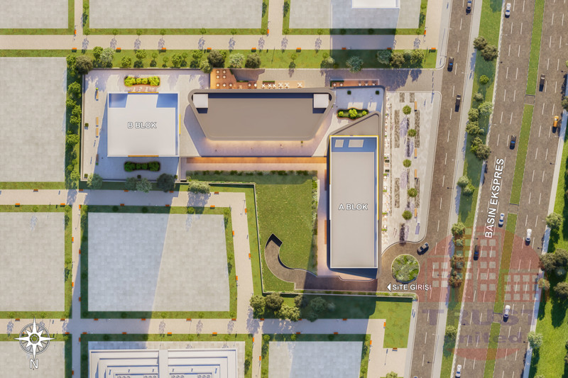 Premium apartments in minimalistic residential complex in Basin Ekspres, Istanbul