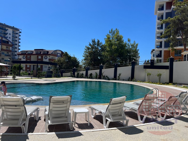 Ready 1+1 apartment in modern residential complex in Avsallar, Alanya