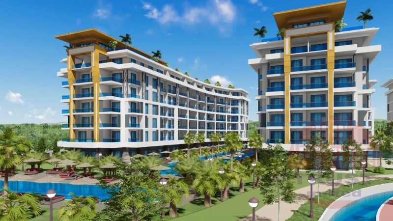 Premium 1+1 apartment for sale in Azura World, Alanya