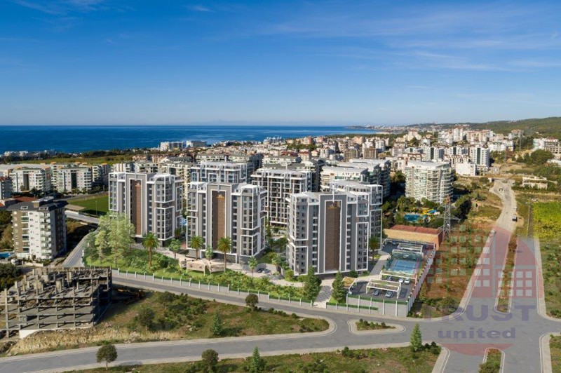 Grand residential complex in a walking distance from the sea in Avsallar