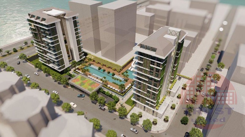 Exclusive seafront residential complex in Mahmutlar, Alanya