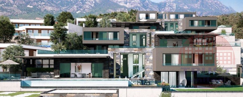 Deluxe villas with charming sea and Alanya castle views