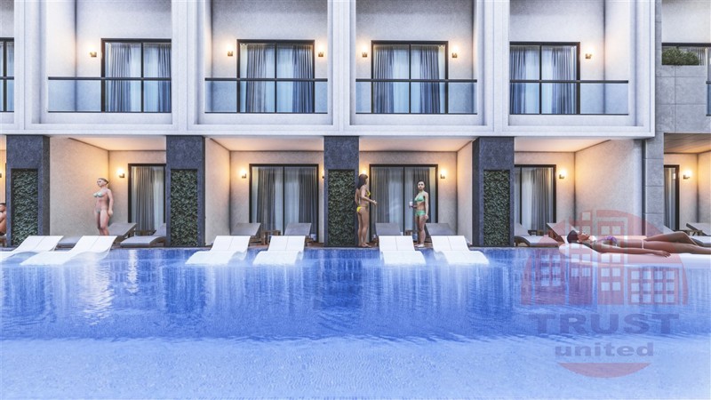 Mediterranean style 2+1 apartment in Konakli district of Alanya