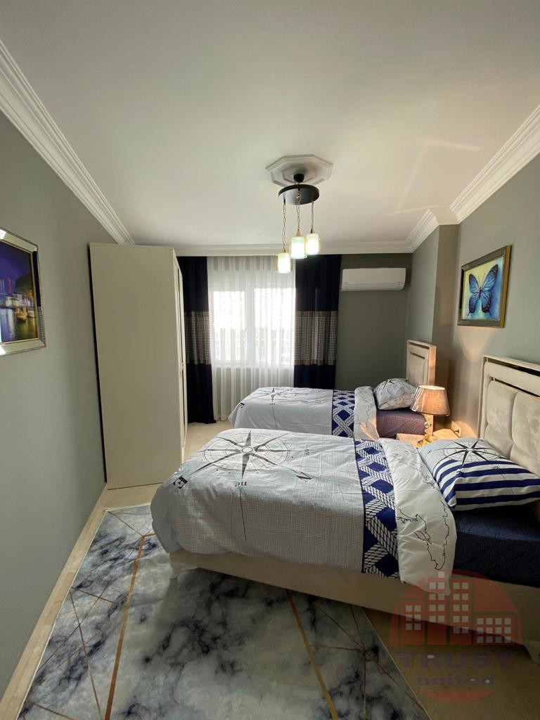 Spacious 2+1 furnished apartment in premium Tosmur complex, Alanya