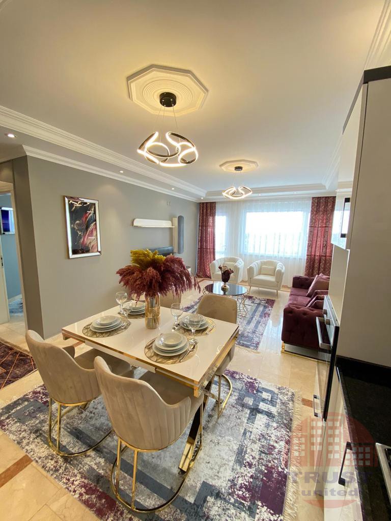 Spacious 2+1 furnished apartment in premium Tosmur complex, Alanya