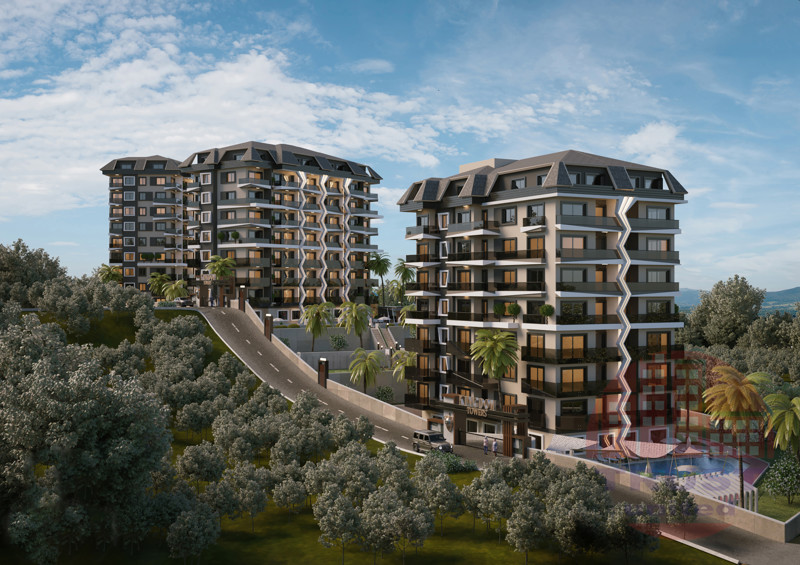 Five-star resort style residential complex in Avsallar