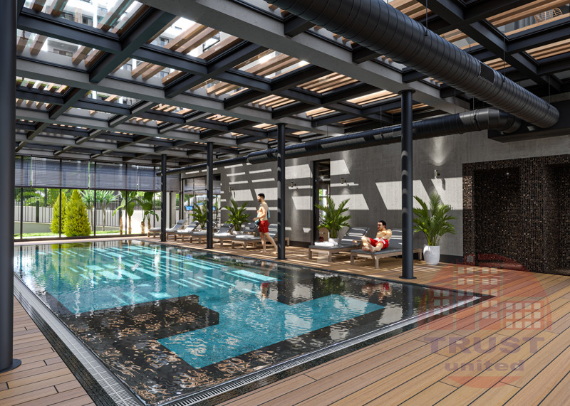 Grand residential complex in a walking distance from the sea in Avsallar