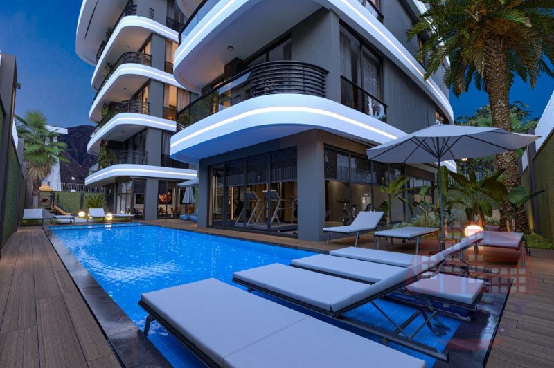 Premium quality cozy residence in a walking distance from the sea in Oba, Alanya.