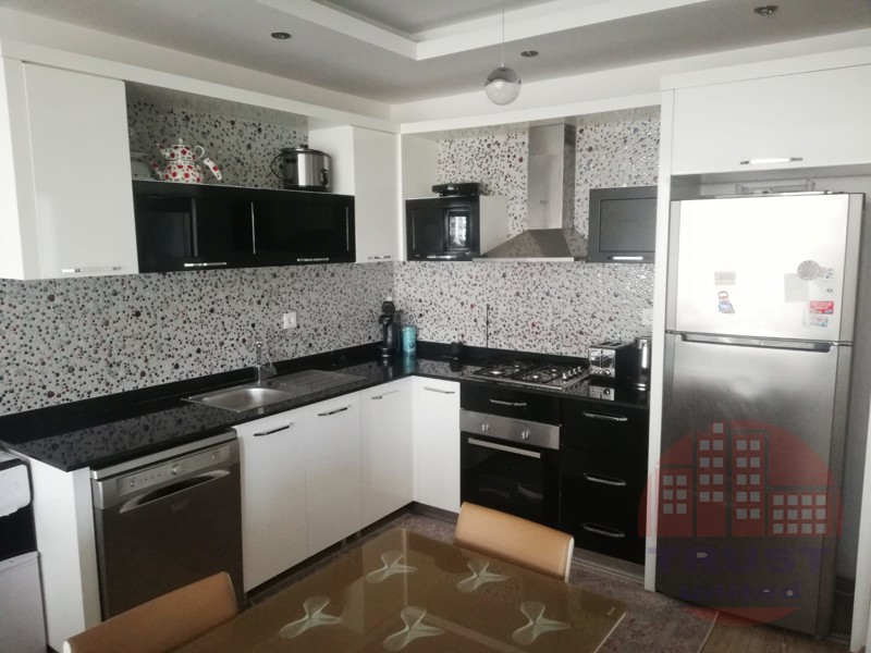 Spacious 2+1 furnished apartment with river view in Kestel, Alanya