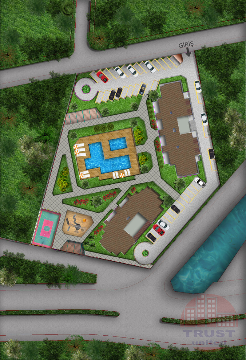 Contemporary family apartments in Gazipasha district of Alanya