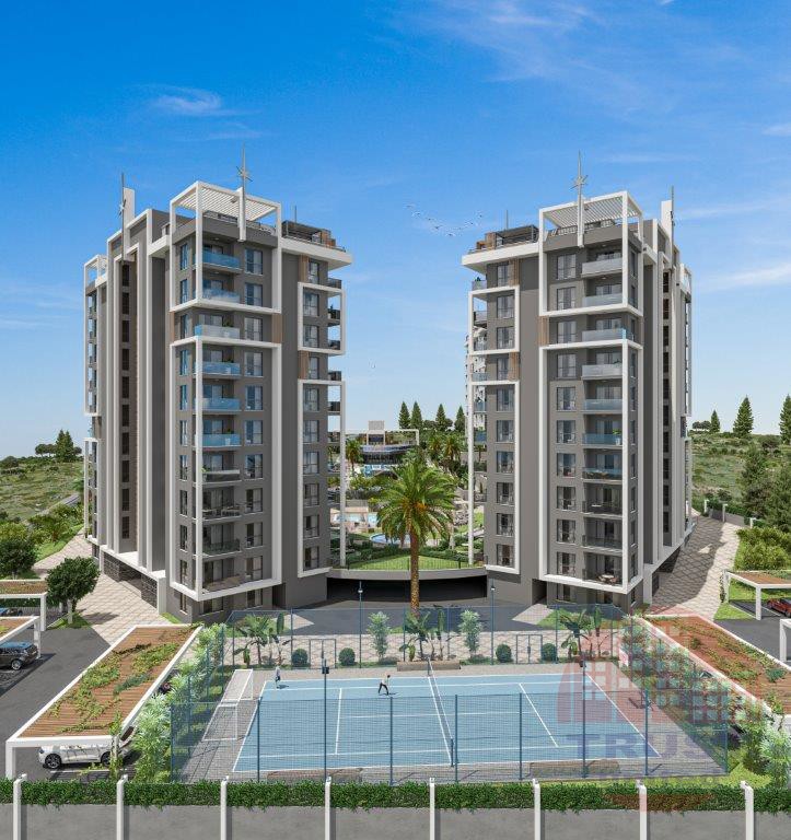Grand residential complex in a walking distance from the sea in Avsallar