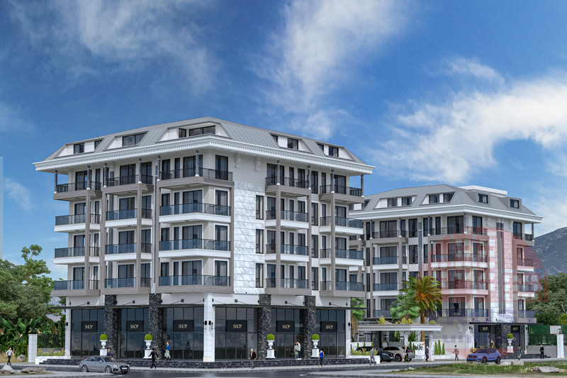 Prime-quality beachfront apartments in Kargicak, Alanya