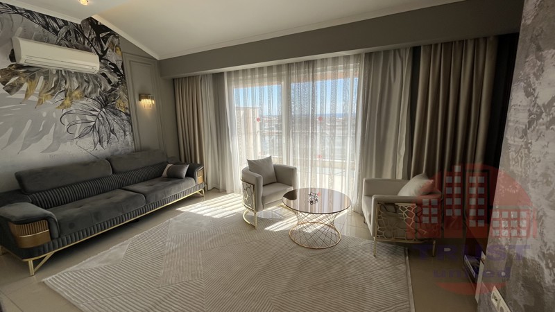 Stunning penthouse with sea view 4+1 in Crystal Towers, Cikcilli Alanya