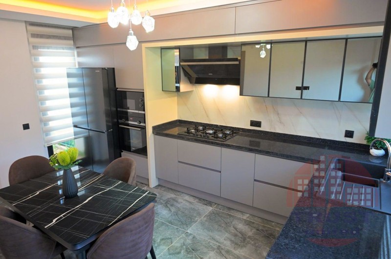 Magnificent 5+2 villa for Turkish citizenship in Kızılcaşehir's elite and green district of Alanya