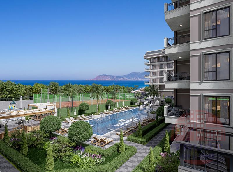 Stylish and high-quality residence in Kargicak, Alanya