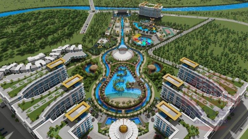 Premium 1+1 apartment for sale in Azura World, Alanya