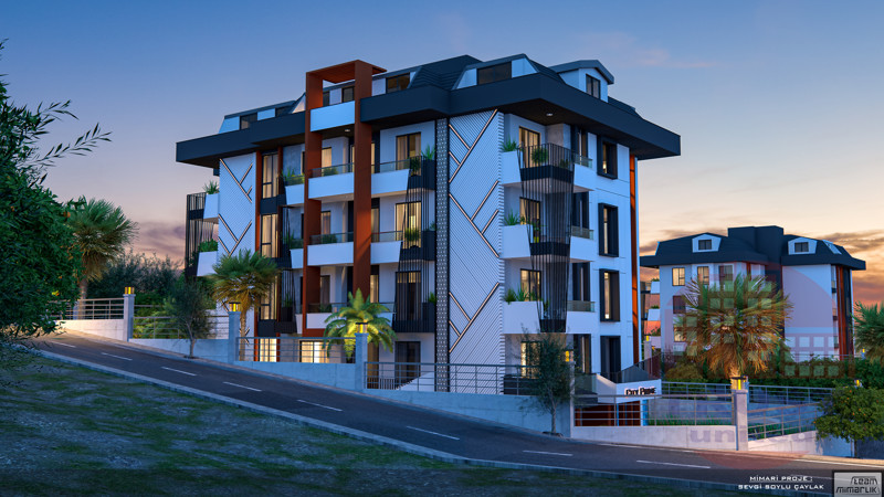 Modern urban residence in Alanya Center