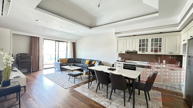 Exclusive seafront penthouse at modern residence in Kestel, Alanya
