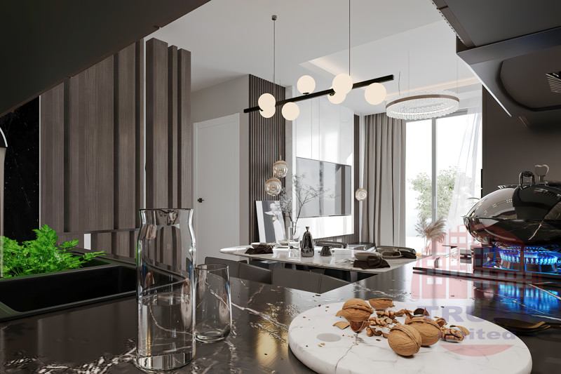 Royal apartments in deluxe residential complex in Kargicak, Alanya