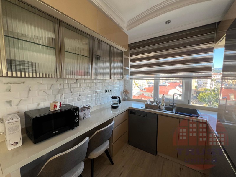Prime 2+1 furnished apartment in the center of Alanya near Cleopatra beach