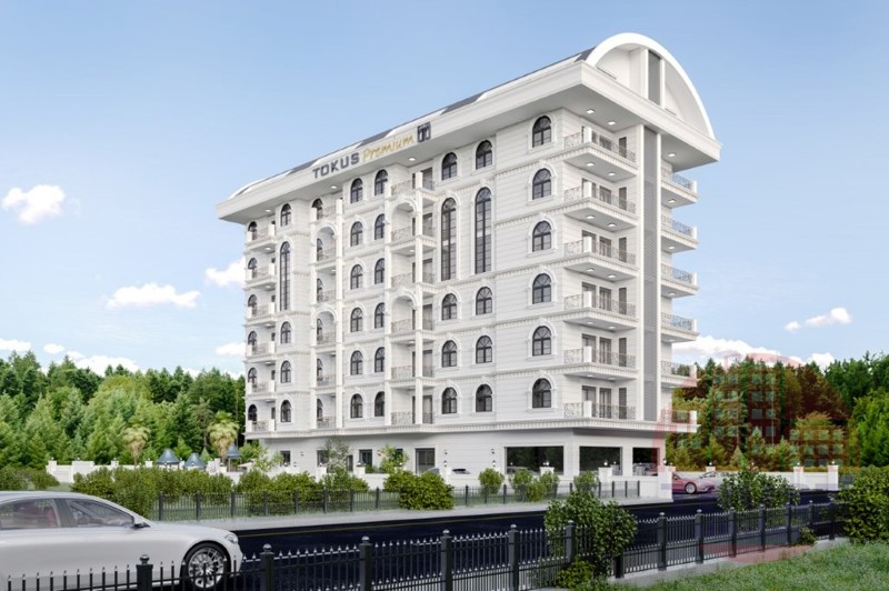 Luxury ready-made apartments in the center of Alanya