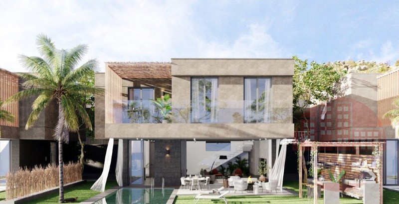 Exclusive villas close to the beach with Turkish citizenship eligibility in Konakli, Alanya