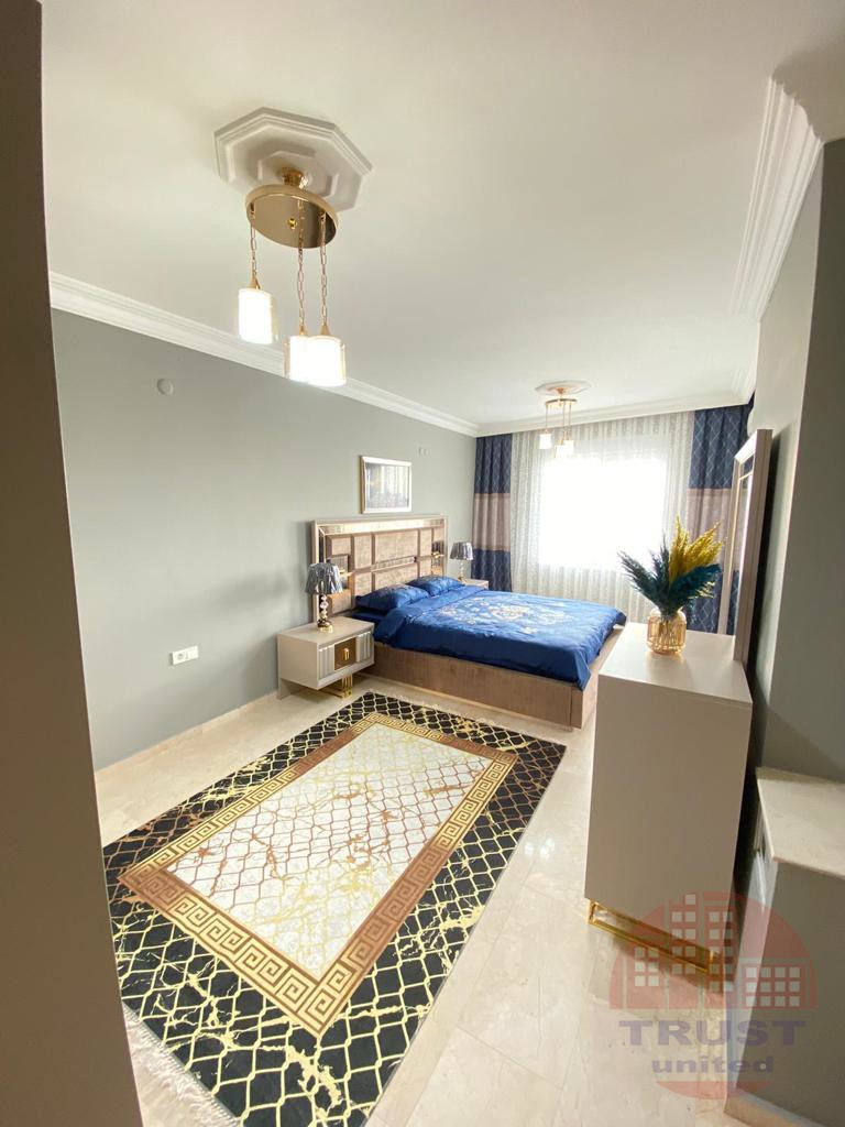 Spacious 2+1 furnished apartment in premium Tosmur complex, Alanya