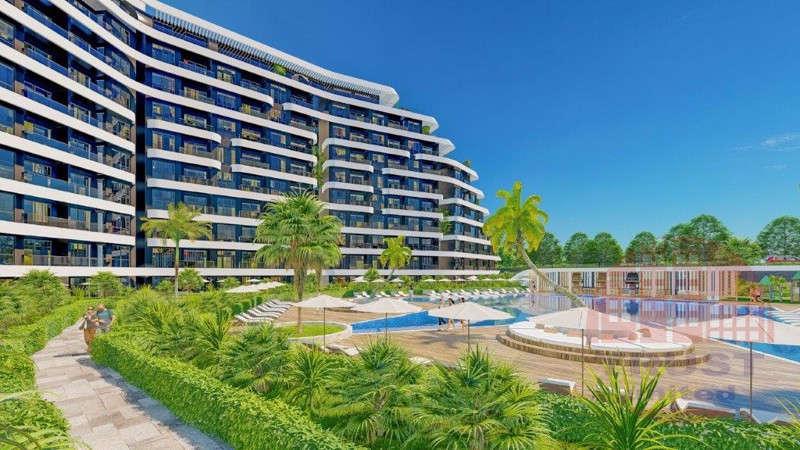 Luxury apartments suitable for Turkish citizenship in in Altintash, Antalya