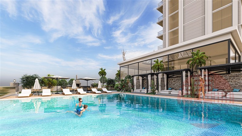 Modern 1+1 apartment in Payallar, Alanya - your gateway to Turkish coastal living