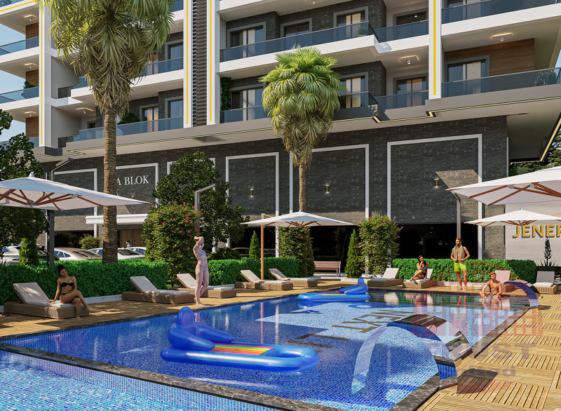 Modern project in university district of Alanya, Kestel