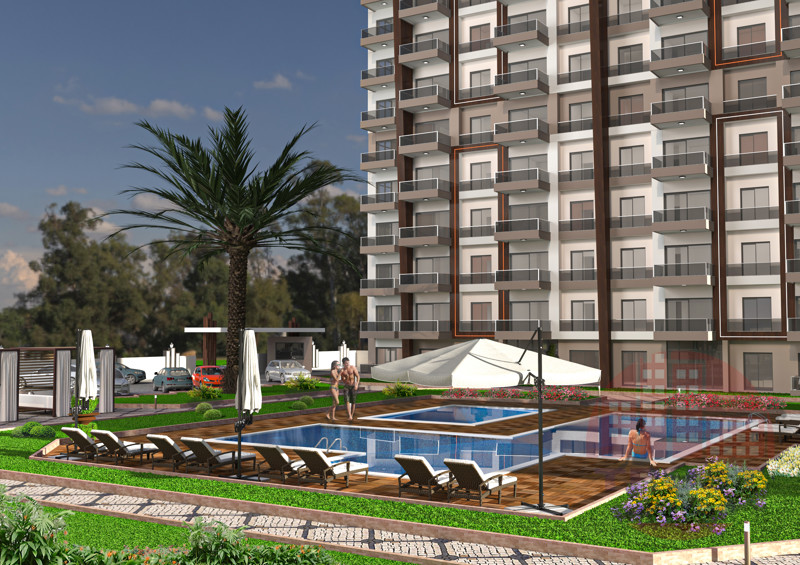 Contemporary family apartments in Gazipasha district of Alanya