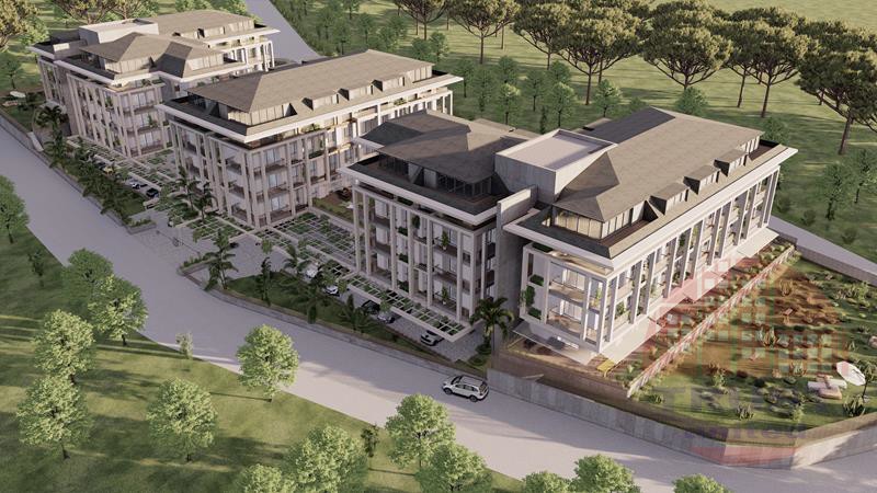 Stylish apartments in a luxurious residential complex in Oba